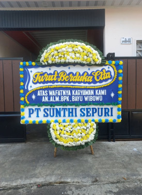 Papan Bunga Duka di Bolakme